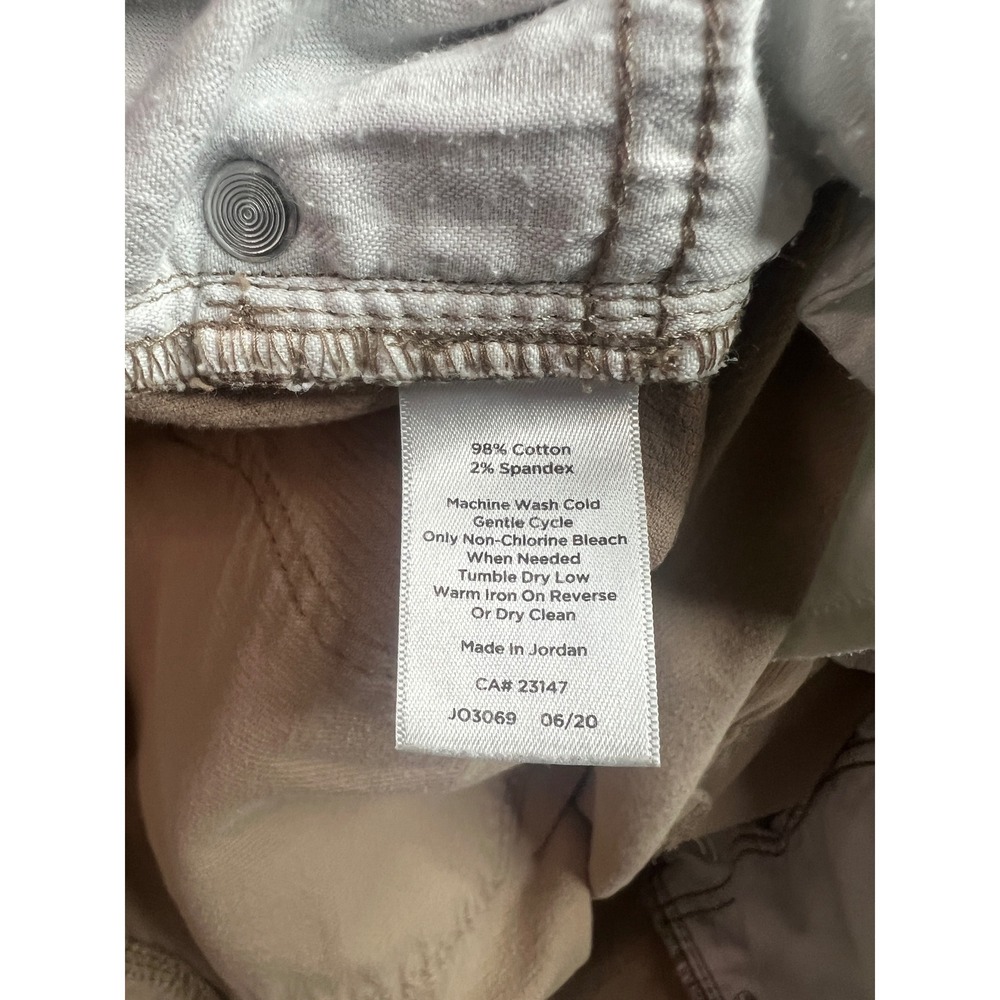 Talbots Womens 16 Tan Beige Corduroy High Waist Straight Leg Pants Classic - Picture 5 of 11